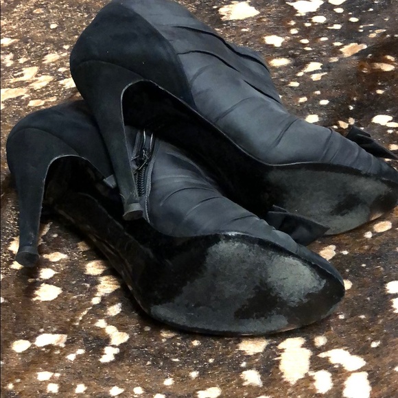 Chanel Swede silk booties with bow size 41,5 - Picture 7 of 7